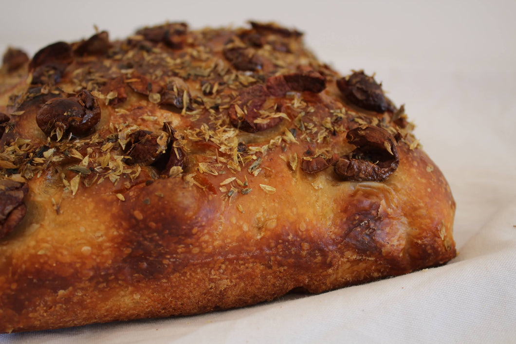 Focaccia Azeitonas e Orégãos FATIA